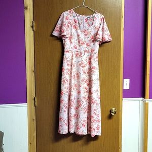 BB Dakota Pink Floral Dress